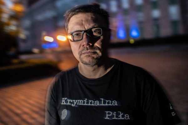 Leszek Koźmiński, pomysłodawca Festiwalu Kryminalna Piła, fot. Mariusz Forecki