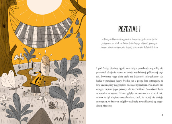 Wnętrze książki Moniki Krauze, ilustracje Jerzy Kozień
