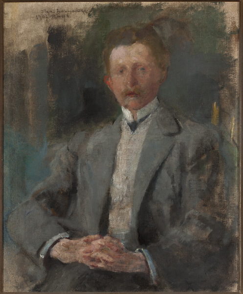 Obraz Olgi Boznańskiej - portret Ludwika Pugeta, namalowany około 1907, Muzeum Narodowe w Warszawie