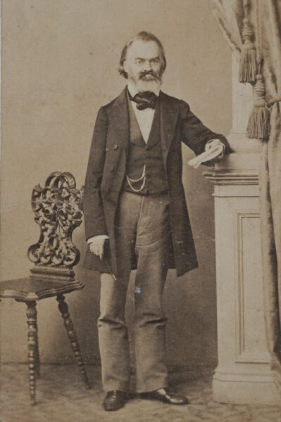 August Cieszkowski, ok 1865, fot. Polona