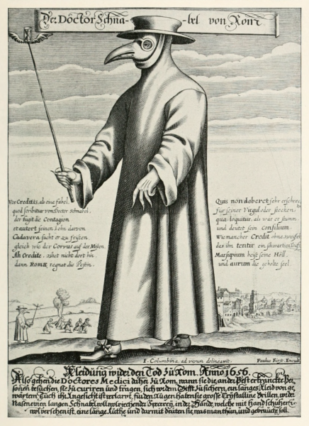 Doktor plagi, Der Doctor Schnabel von Rom, fot. Wikimedia