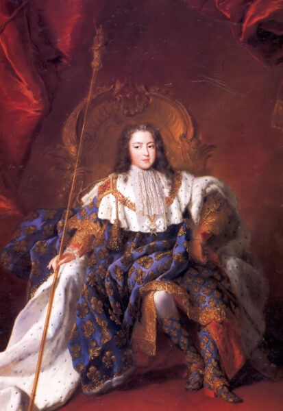 Ludwik XV jako nastolatek, fot. Wikipedia