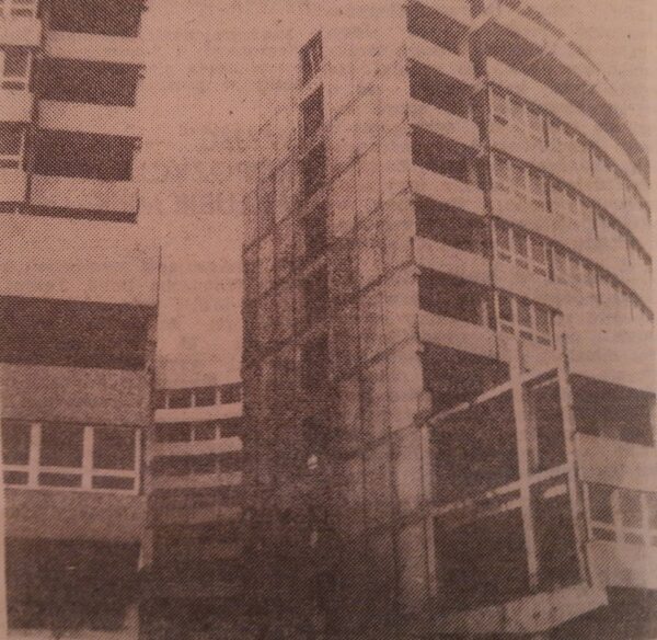 Okrąglak w budowie. Ziemia Kaliska nr 44 z 28 listopada 1982 roku.