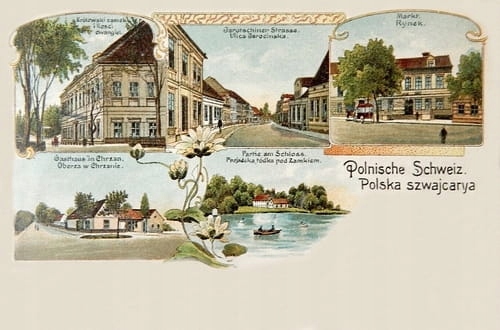 Okolicznościowa pocztówka ze Szwajcarii Żerkowskiej, fot. ze zbiorów Emiliana Prałata