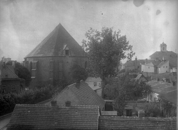 Kościan - kościół farny pw NMP Wniebowziętej przed 1945 r., fot. WUOZ Leszno