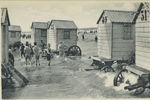 Omnibusy kąpielowe znad morza, XIX wiek, Sopot, fot. domena publiczna