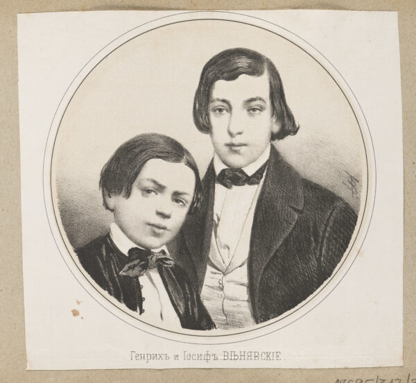 Portret Henryka i Józefa Wieniawskich około 1852, fot. Muzeum Narodowe w Warszawie
