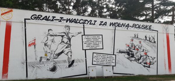 Drugi z piłkarskich murali, fot. M. Gołembka