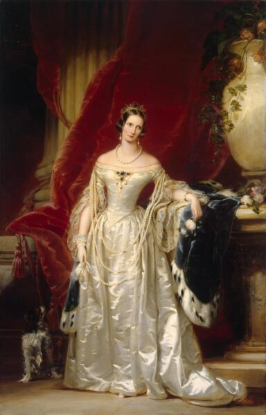 Patronka szarlotki - księżna Charlotta na obrazie z kolekcji Ermitaż, źródło - domena publiczna