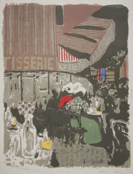 Édouard Vuillard_La Pâtisserie - Terrasse de café, la nuit