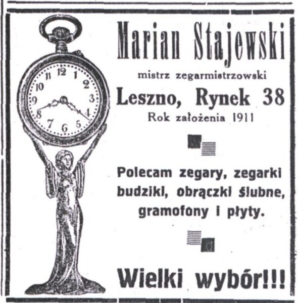 Reklama M. Stajewski, repr. M. Gołembka