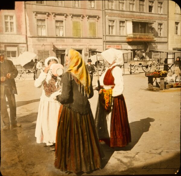 Stary Rynek w Kaliszu przed rokiem 1914, fot. ze zbiorów Pawła Liszewskiego