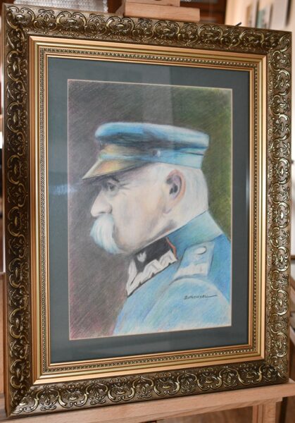 Franciszek Satkowski, Portret Józef Piłsudskiego. Fot. Grażyna Matuszak