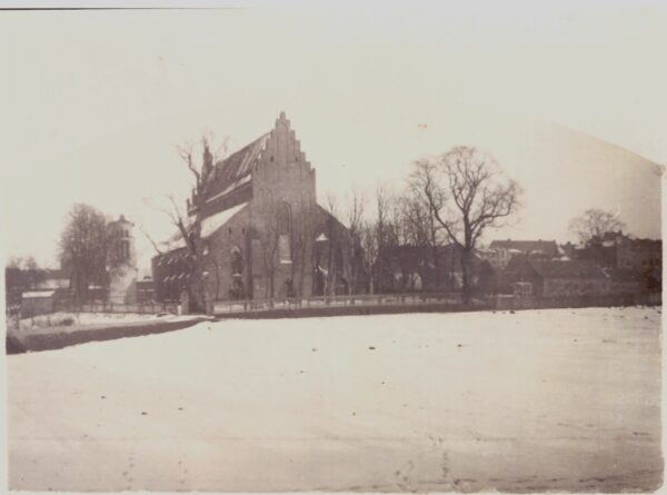 Zima w Szamotułach, lata 20. XX wieku, fot. 
ze zbiorów Muzeum Zamek Górków

