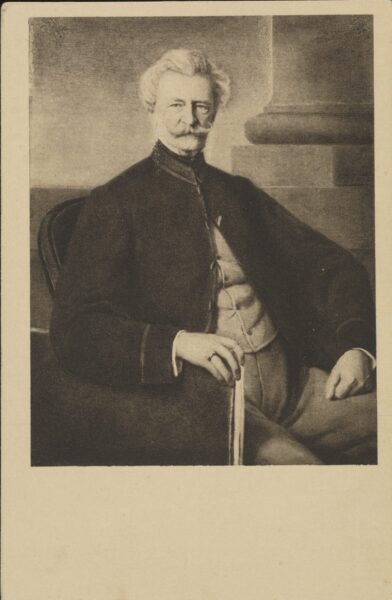 Seweryn Mielżyński, pocztówka wg obrazu Leona Kaplińskiego, fot. Polona