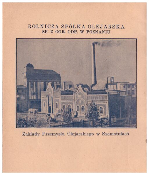 Książeczka reklamowa „Jak stosować olej stołowy Resol”, fot. ze zbiorów Muzeum Zamek Górków
