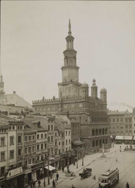 Pocztówka Stary Rynek, pocztówka Henryk Poddębski, [1936-1939], fot. Polona