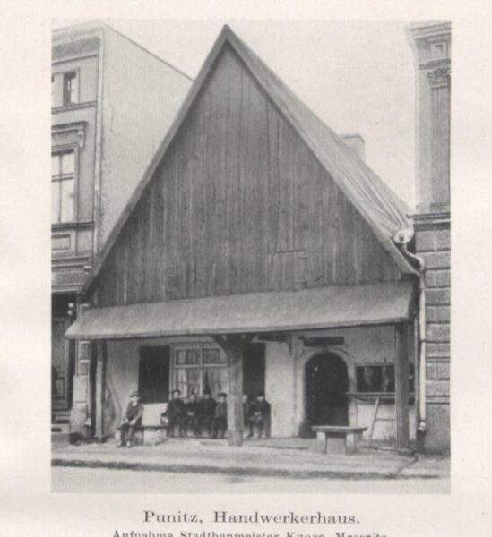 Nieistniejący dom podcieniowy na Rynku w Grodzisku Wlkp., Das Bürgerhaus in den Posener Landen
